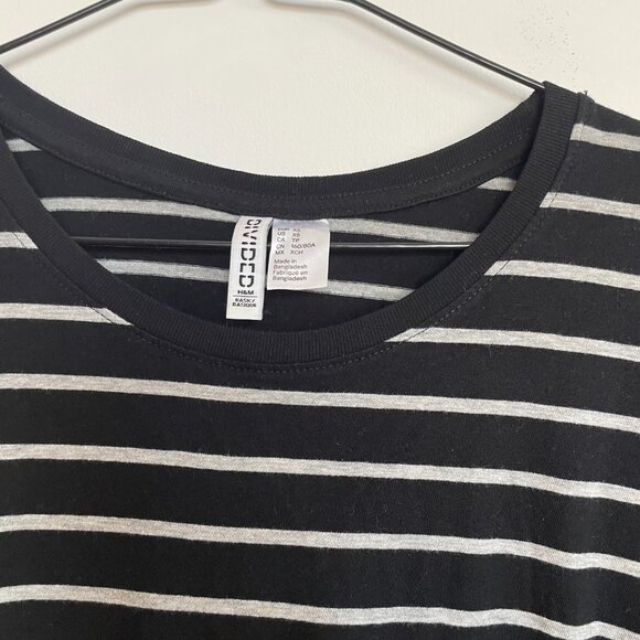 H&M Long Stripe Tunic/t-shirt - Picture 2 of 3